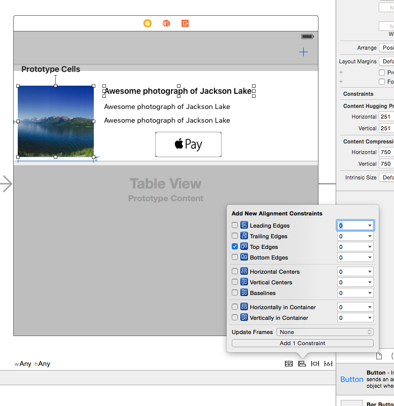 UITableView Customization