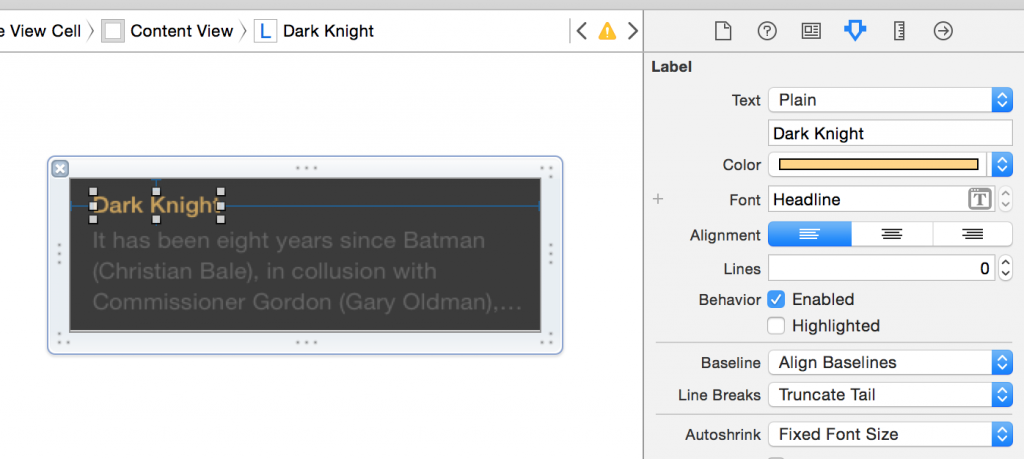 Xcode 6 interface builder