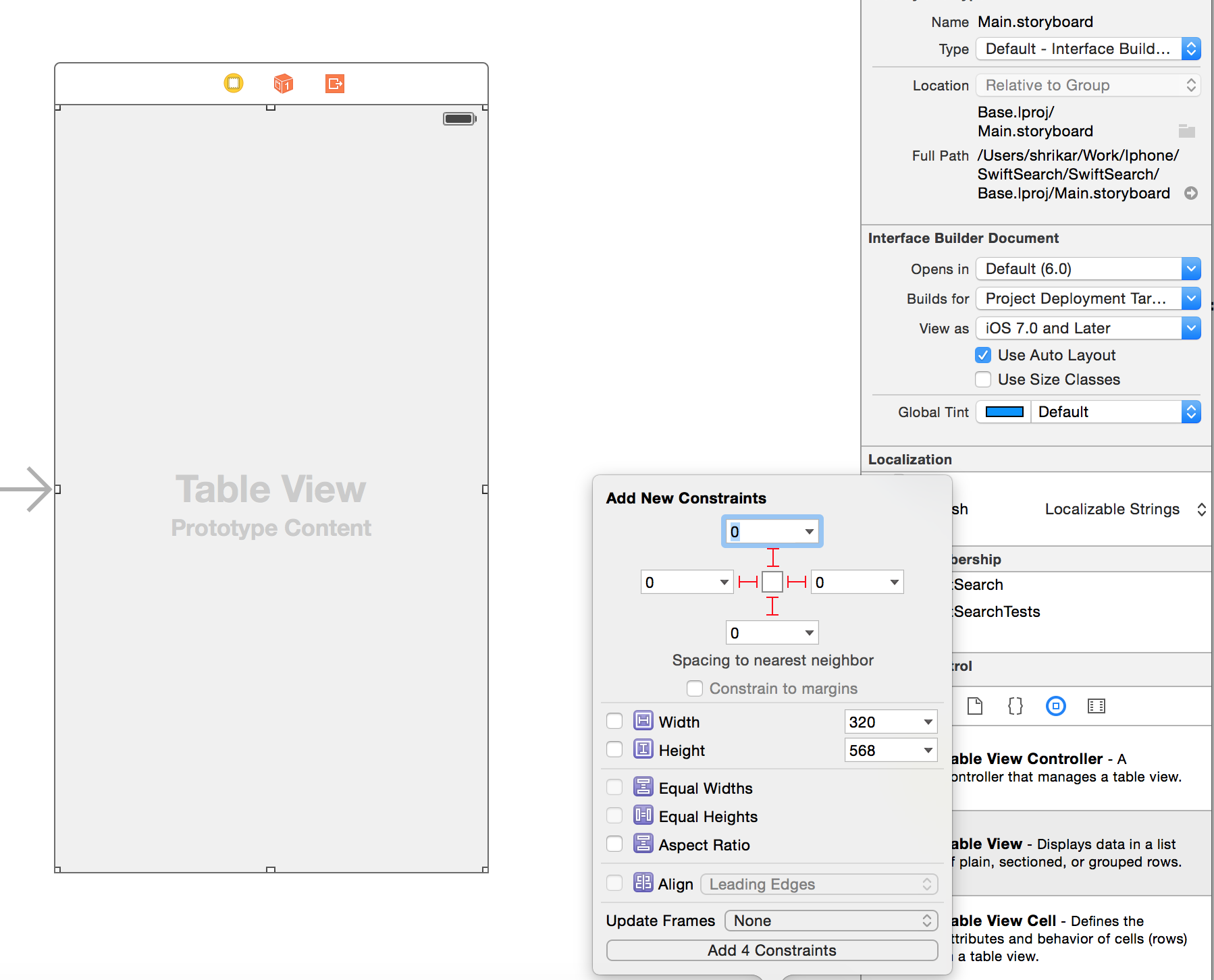 Swift iOS Tutorial: UISearchBar and UISearchBarDelegate